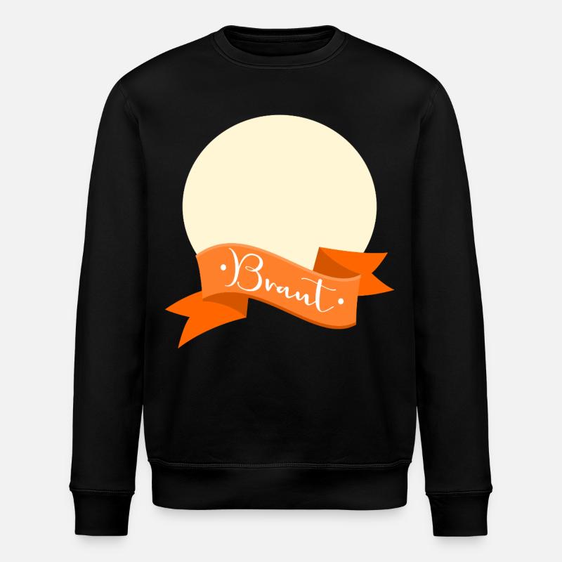 Braut Schleife - Stanley/Stella Unisex Bio-Sweatshirt ROLLER - Schwarz