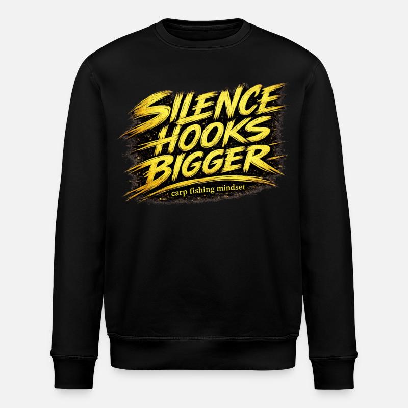 Silence Hooks Bigger Carp Fishing Mindset - Sweat bio ROLLER Stanley/Stella Unisexe - noir
