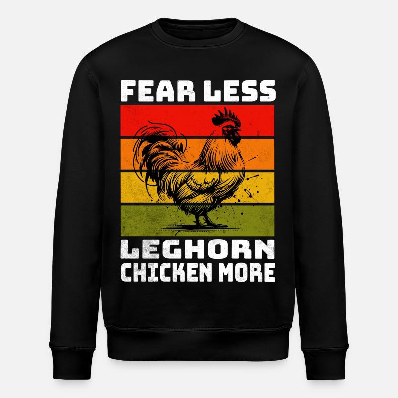 Poulet Leghorn Poulets Leghorn - Sweat bio ROLLER Stanley/Stella Unisexe - noir