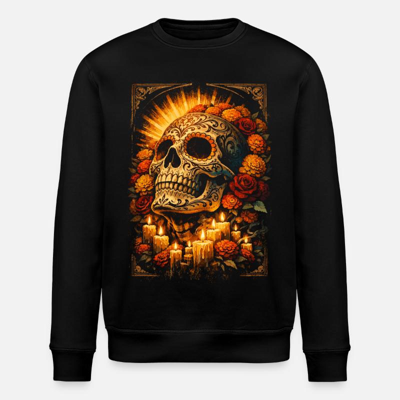Día de los Muertos - Sweat bio ROLLER Stanley/Stella Unisexe - noir