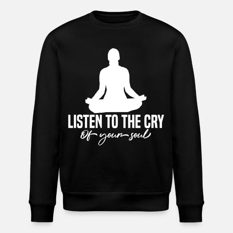 Yoga - Stanley/Stella ROLLER Unisex Organic Sweatshirt - black