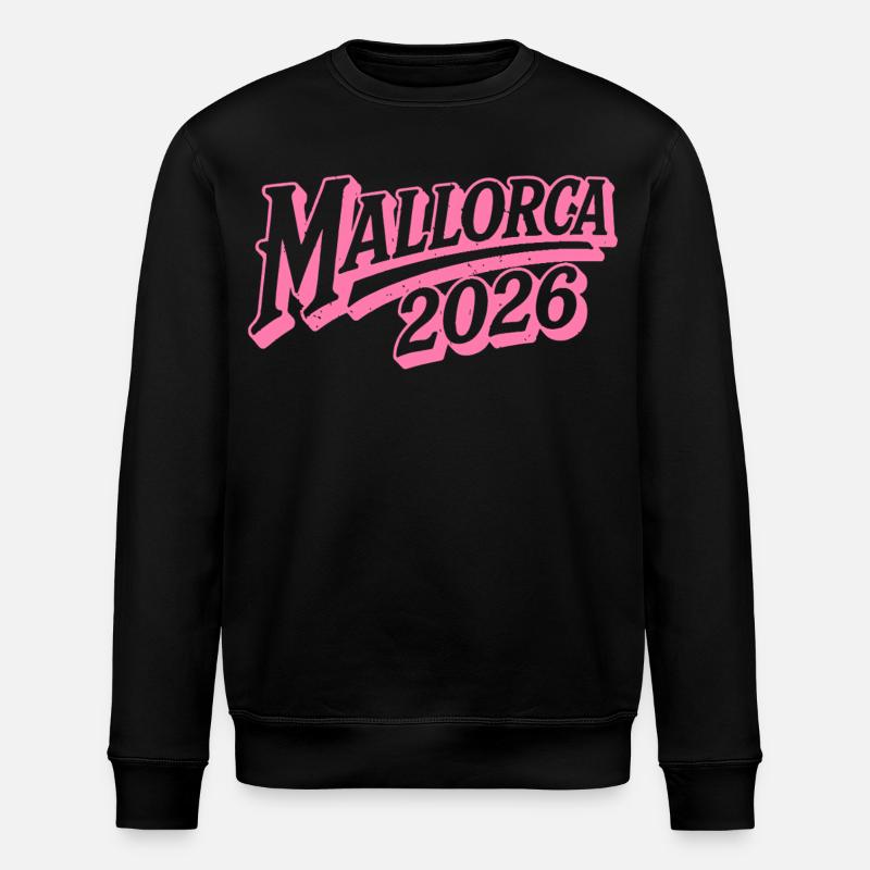 Mallorca 2026 - Stanley/Stella Unisex Bio-Sweatshirt ROLLER - Schwarz