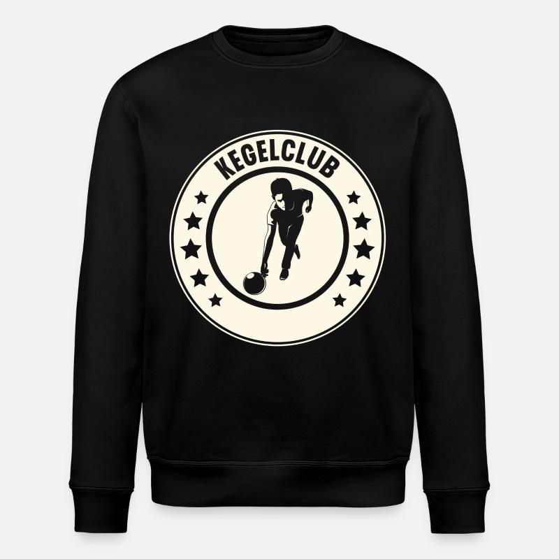 Kegeln - Stanley/Stella Unisex Bio-Sweatshirt ROLLER - Schwarz