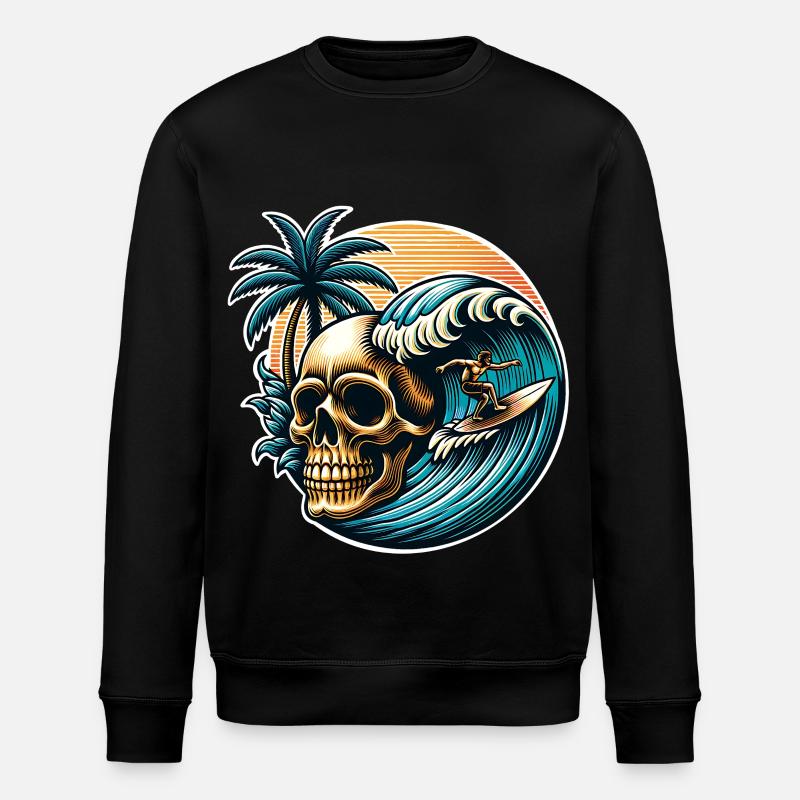 Surf - Stanley/Stella ROLLER Unisex Organic Sweatshirt - black