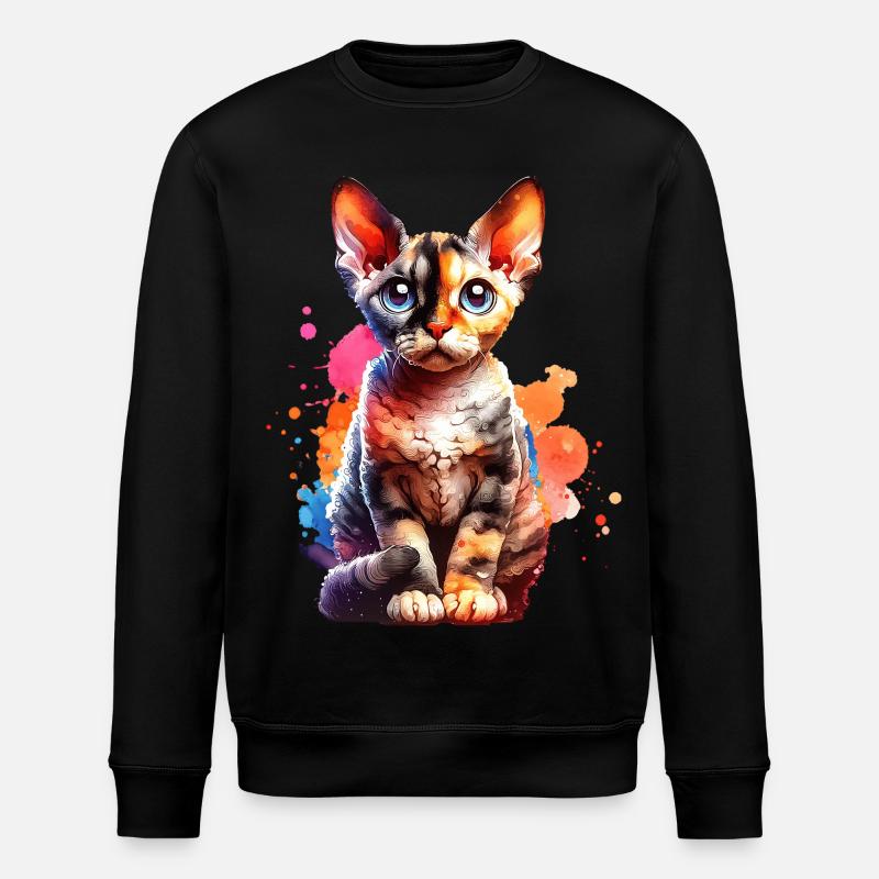 Cadeau Devon Rex - Sweat bio ROLLER Stanley/Stella Unisexe - noir