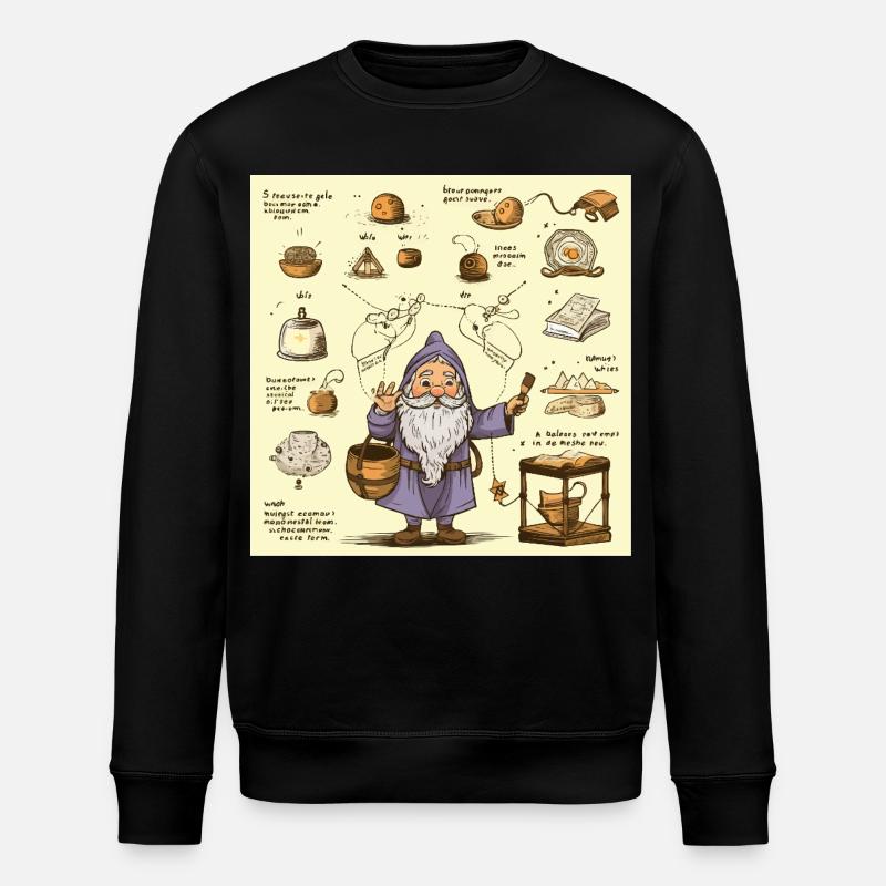 Alchemy Kitchen Wizard - Stanley/Stella ROLLER Unisex Organic Sweatshirt - black