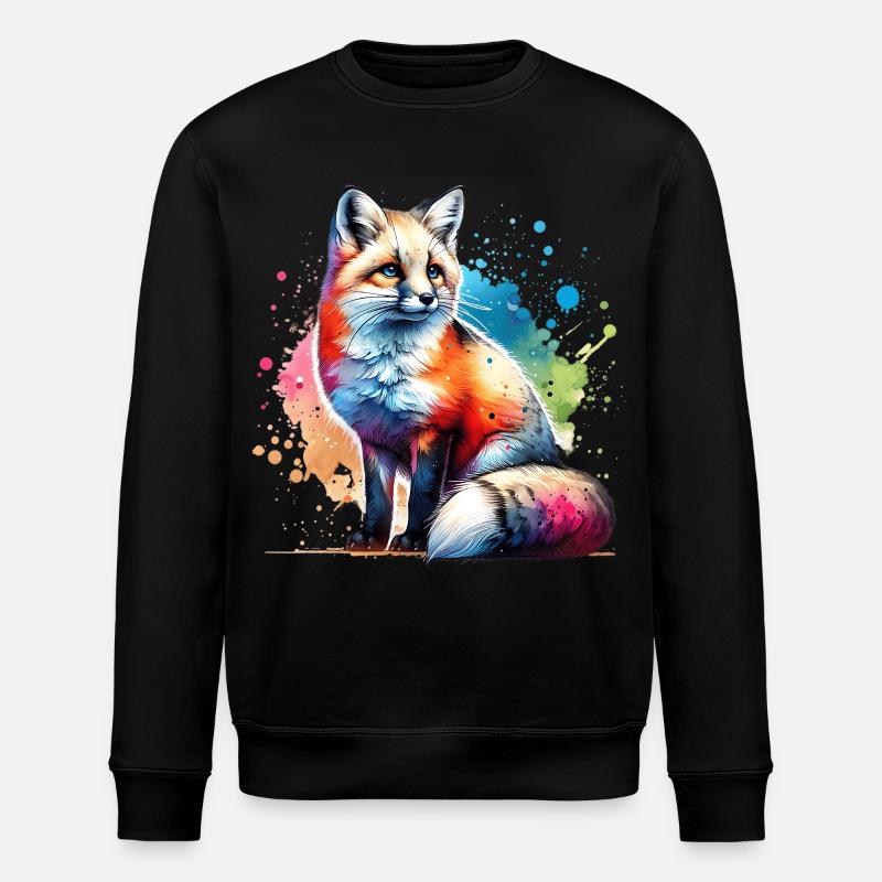Swiftfuchs Geschenk - Stanley/Stella Unisex Bio-Sweatshirt ROLLER - Schwarz