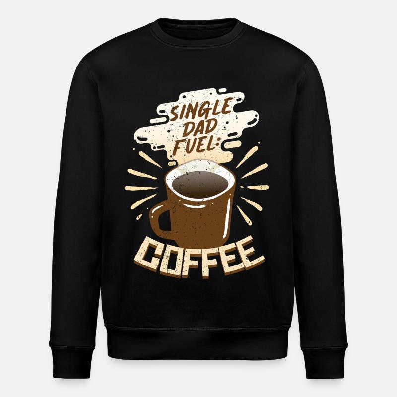 Single Dad Single Dad - Stanley/Stella ROLLER Unisex Organic Sweatshirt - black