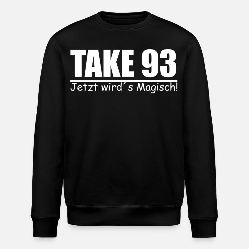 Take 93 Jetzt wird´s Magisch! - Stanley/Stella Unisex Bio-Sweatshirt ROLLER - Schwarz