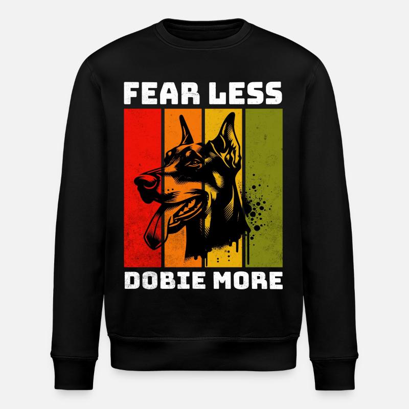 Doberman Dobermann - Stanley/Stella ROLLER Unisex Organic Sweatshirt - black
