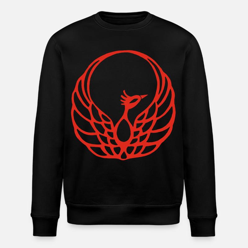 Roter Phönix - Stanley/Stella Unisex Bio-Sweatshirt ROLLER - Schwarz