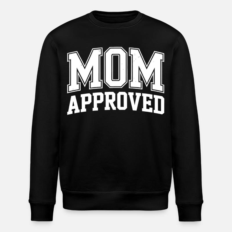 Mama approved tested - Stanley/Stella ROLLER Unisex Organic Sweatshirt - black