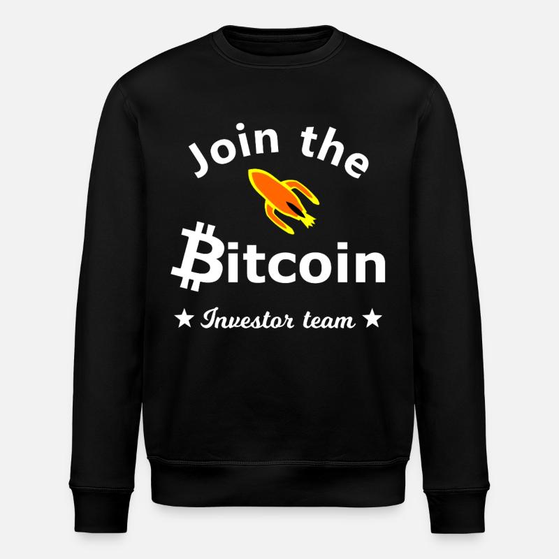 Bitcoin Investor Team - Stanley/Stella ROLLER Unisex Organic Sweatshirt - black