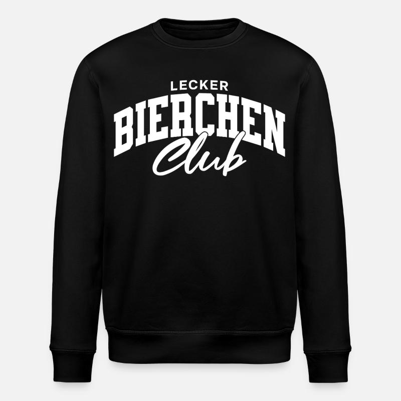 Lecker Bierchen Club - Stanley/Stella Unisex Bio-Sweatshirt ROLLER - Schwarz