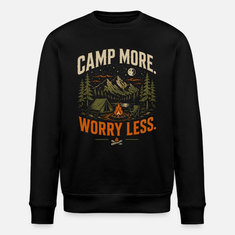 Camper plus, moins de soucis - Sweat bio ROLLER Stanley/Stella Unisexe - noir