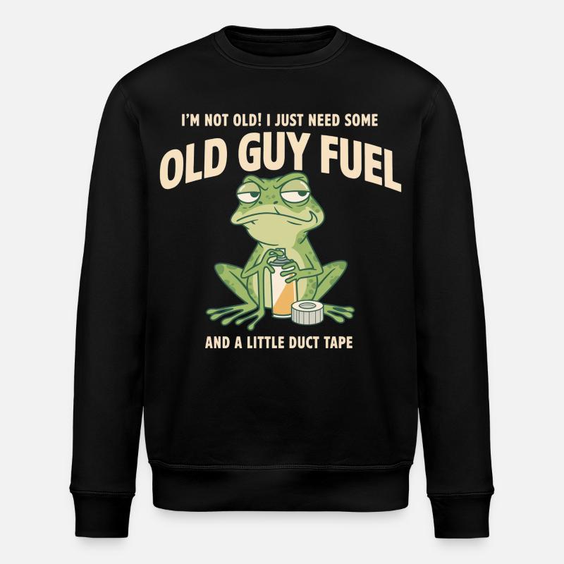 Old Guy Fuel Frog Tee - Sweat bio ROLLER Stanley/Stella Unisexe - noir