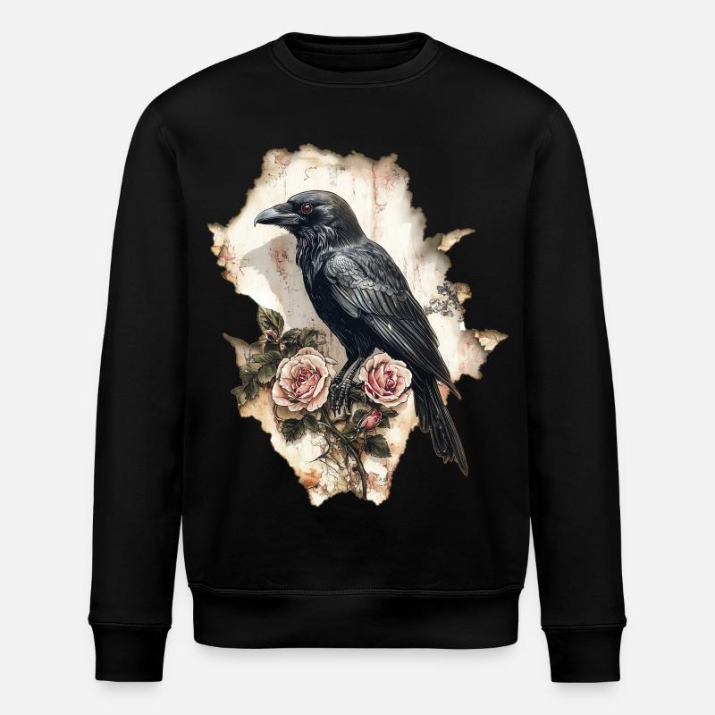 Corbeau - Sweat bio ROLLER Stanley/Stella Unisexe - noir