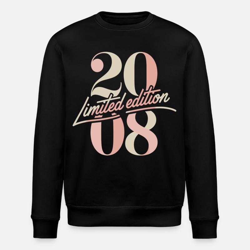 Édition limitée anniversaire 2008 - Sweat bio ROLLER Stanley/Stella Unisexe - noir