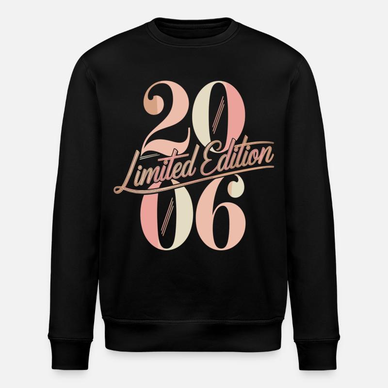 Édition limitée anniversaire 2006 - Sweat bio ROLLER Stanley/Stella Unisexe - noir