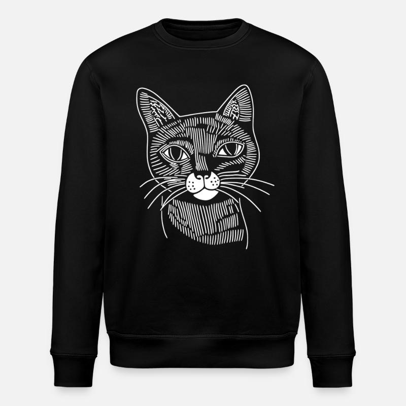 Chat - Sweat bio ROLLER Stanley/Stella Unisexe - noir
