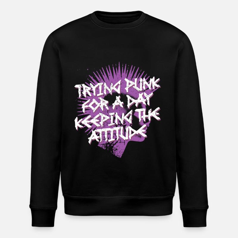Punk Pour Un Jour - Sweat bio ROLLER Stanley/Stella Unisexe - noir
