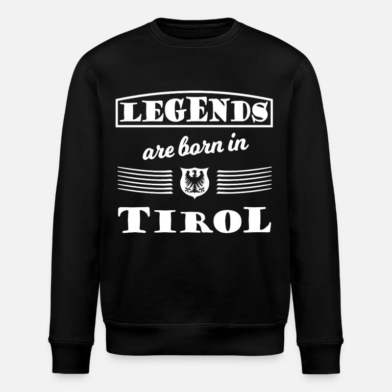 Légendes du Tyrol - Sweat bio ROLLER Stanley/Stella Unisexe - noir