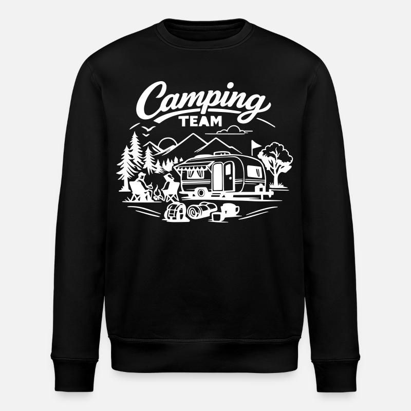 L’équipe du camping - Sweat bio ROLLER Stanley/Stella Unisexe - noir