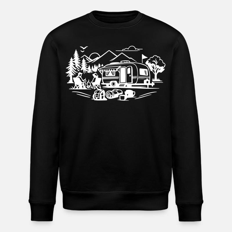 Camping - Sweat bio ROLLER Stanley/Stella Unisexe - noir
