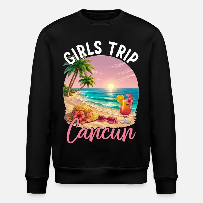 Girls Trip Cancun - Stanley/Stella Unisex Bio-Sweatshirt ROLLER - Schwarz