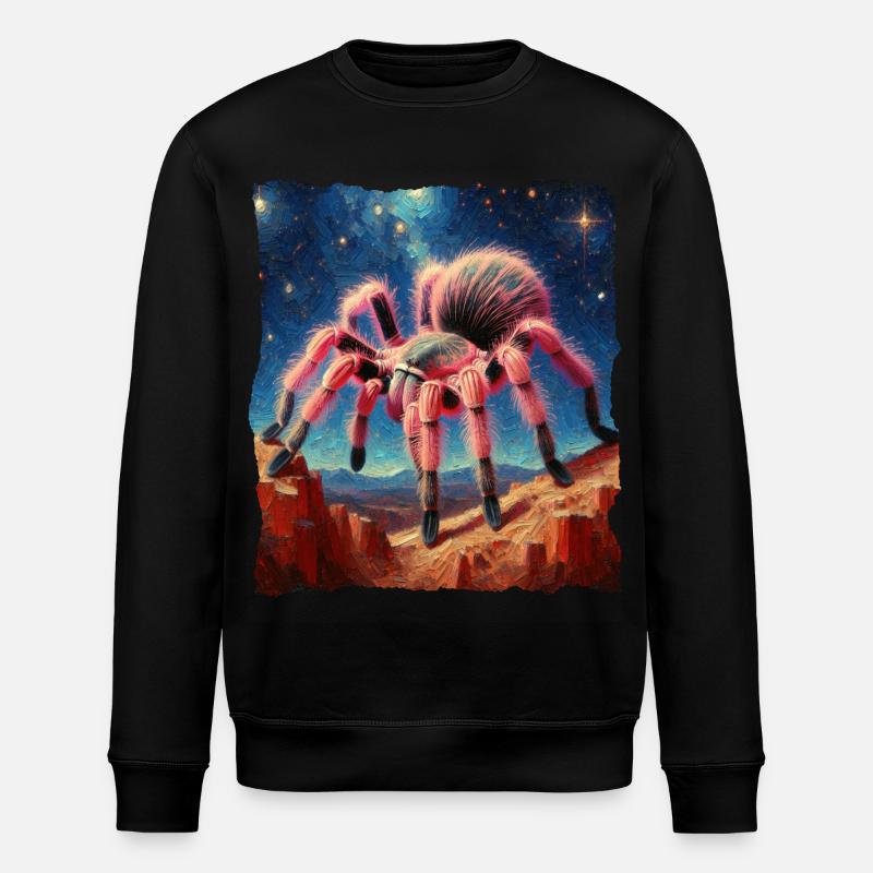 Chile Vogelspinne Starry Night - Stanley/Stella Unisex Bio-Sweatshirt ROLLER - Schwarz