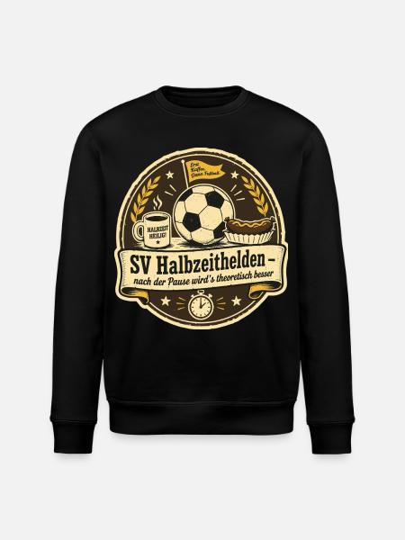 SV Halbzeithelden - Stanley/Stella Unisex Bio-Sweatshirt ROLLER - Schwarz