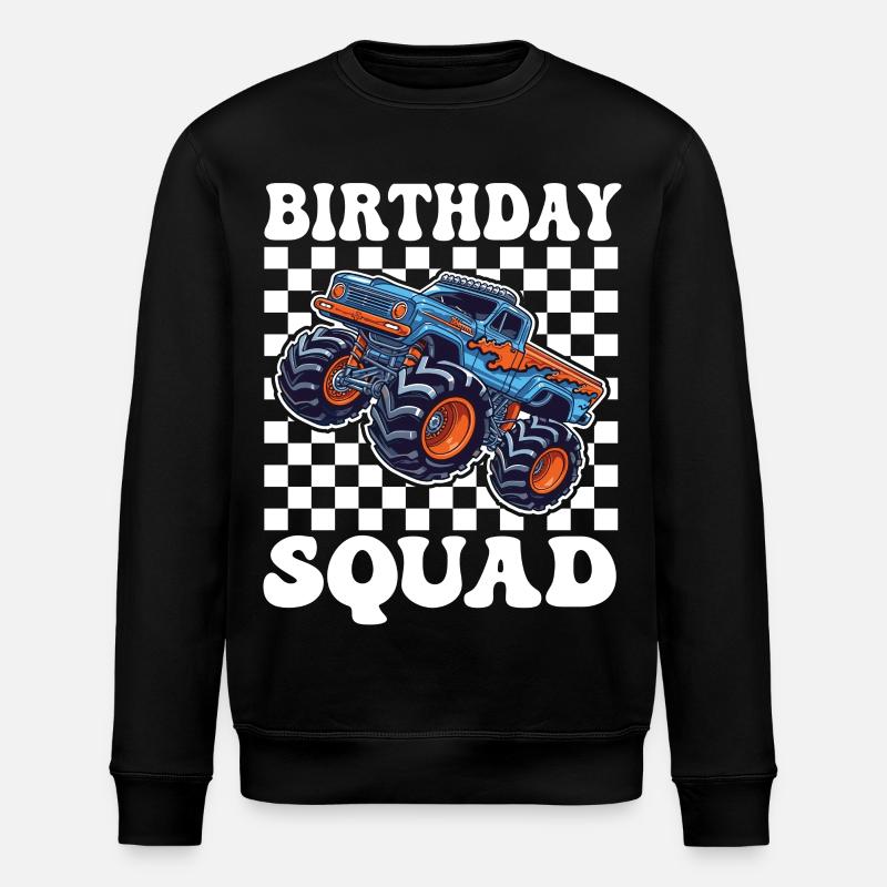 Équipe d’anniversaire des Monster Trucks - Sweat bio ROLLER Stanley/Stella Unisexe - noir