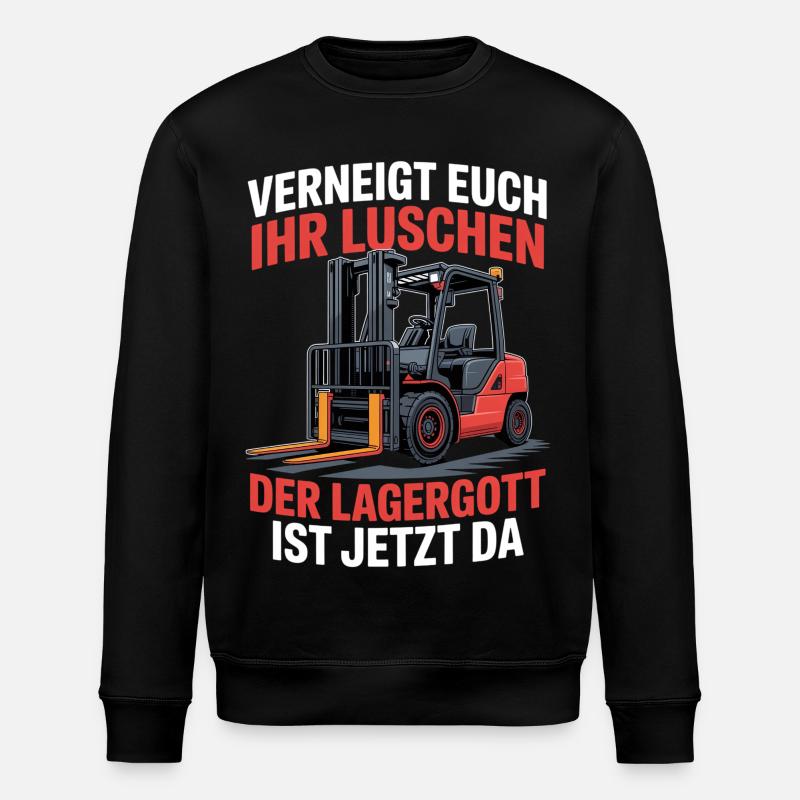 Lagerist - Stanley/Stella Unisex Bio-Sweatshirt ROLLER - Schwarz