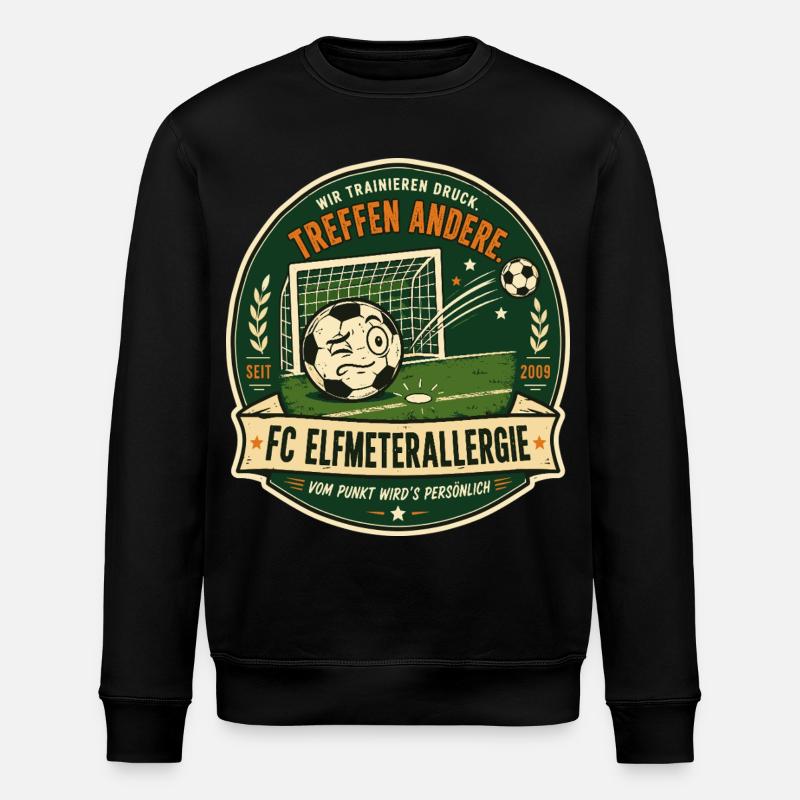 FC Elfmeterallergie - Stanley/Stella Unisex Bio-Sweatshirt ROLLER - Schwarz