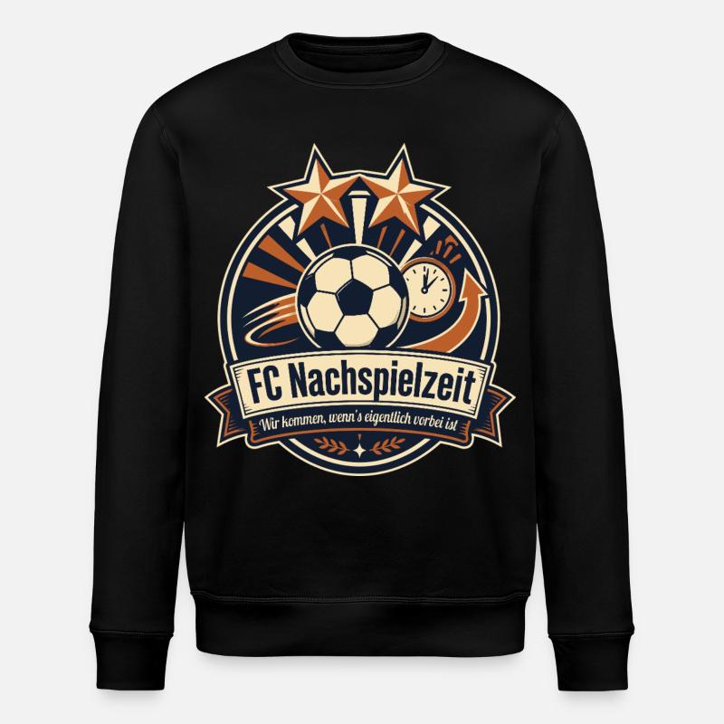 FC Nachspielzeit - Stanley/Stella Unisex Bio-Sweatshirt ROLLER - Schwarz