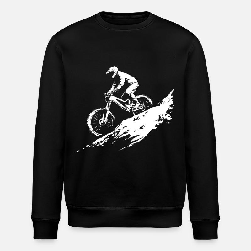 Mountainbike - Stanley/Stella Unisex Bio-Sweatshirt ROLLER - Schwarz