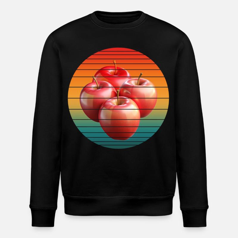Apfelfrucht - Stanley/Stella Unisex Bio-Sweatshirt ROLLER - Schwarz