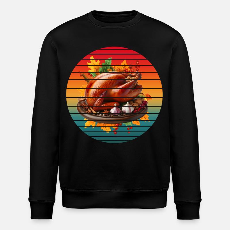 DINDE MILLÉSIMÉE - Sweat bio ROLLER Stanley/Stella Unisexe - noir