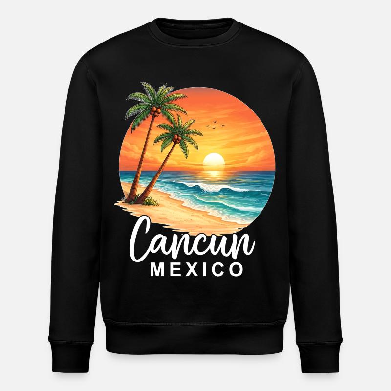 Cancun Mexico - Stanley/Stella Unisex Bio-Sweatshirt ROLLER - Schwarz