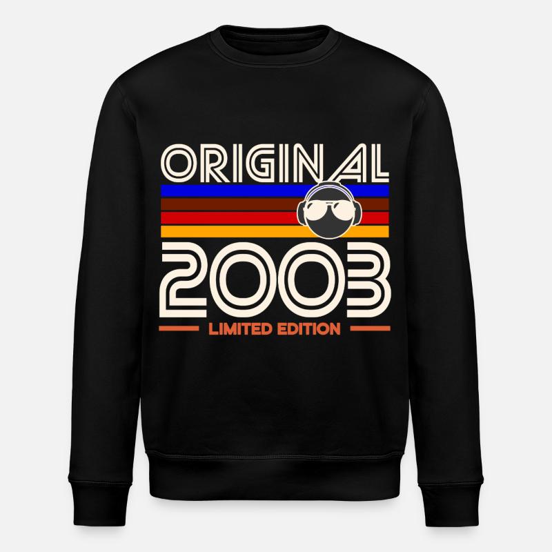 Original 2003 Limited Edition - Stanley/Stella ROLLER Unisex Organic Sweatshirt - black
