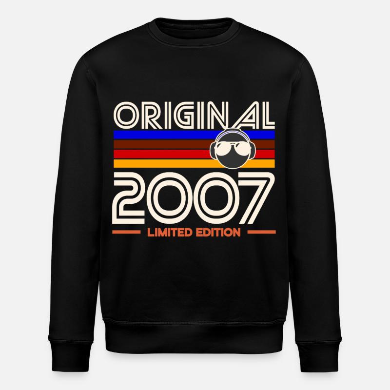 Original 2007 Limited Edition - Stanley/Stella Unisex Bio-Sweatshirt ROLLER - Schwarz