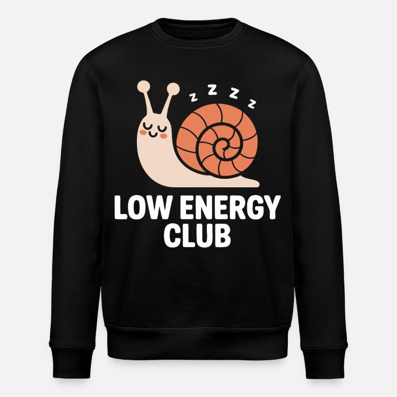 Langsame Schnecke Club - Stanley/Stella Unisex Bio-Sweatshirt ROLLER - Schwarz