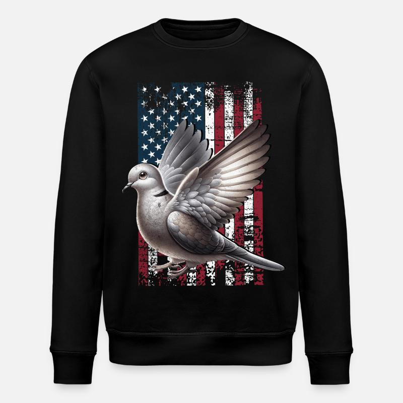 Diamond Dove US Diamanttaube - Sweat bio ROLLER Stanley/Stella Unisexe - noir