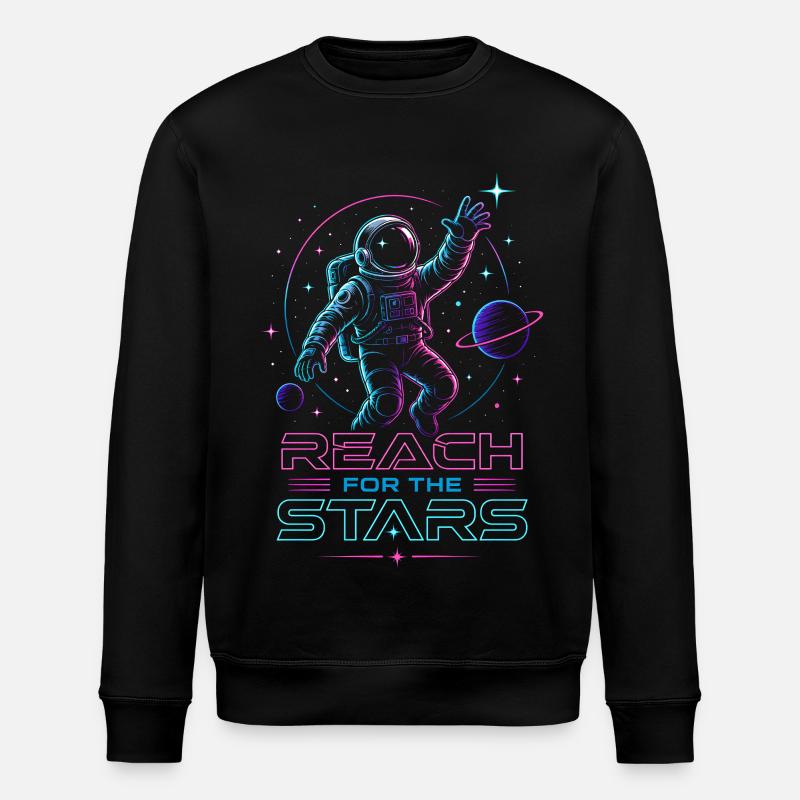 Astronaute « Atteindre les étoiles » | Espace - Sweat bio ROLLER Stanley/Stella Unisexe - noir