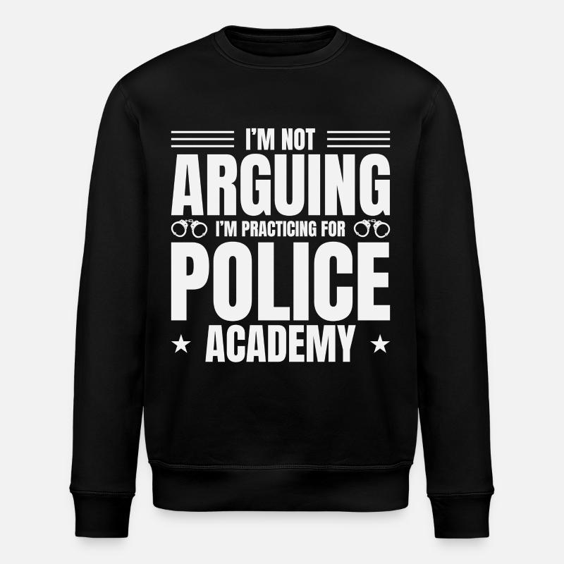 Polizeiakademie Überlebende Abschlusspartei Polizei - Stanley/Stella Unisex Bio-Sweatshirt ROLLER - Schwarz