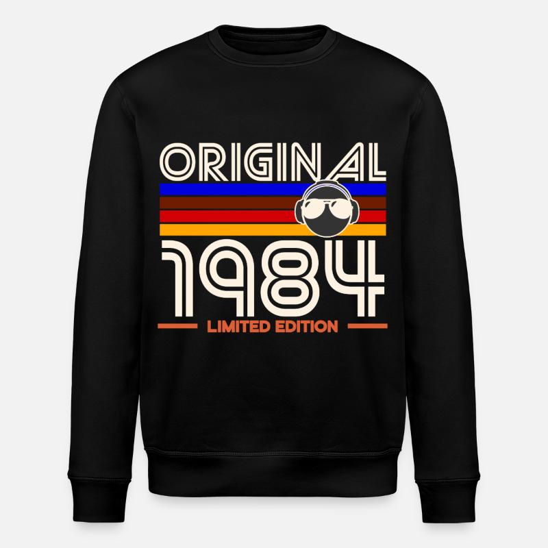 Original 1984 Edition - Stanley/Stella ROLLER Unisex Organic Sweatshirt - black