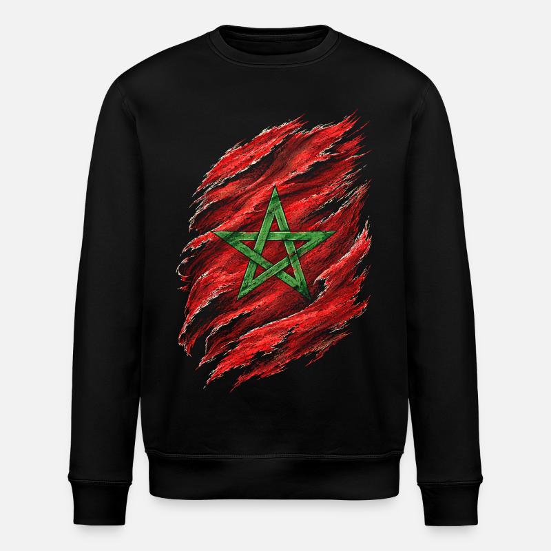 Moroccan Moroccan Moroccan - Stanley/Stella ROLLER Unisex Organic Sweatshirt - black