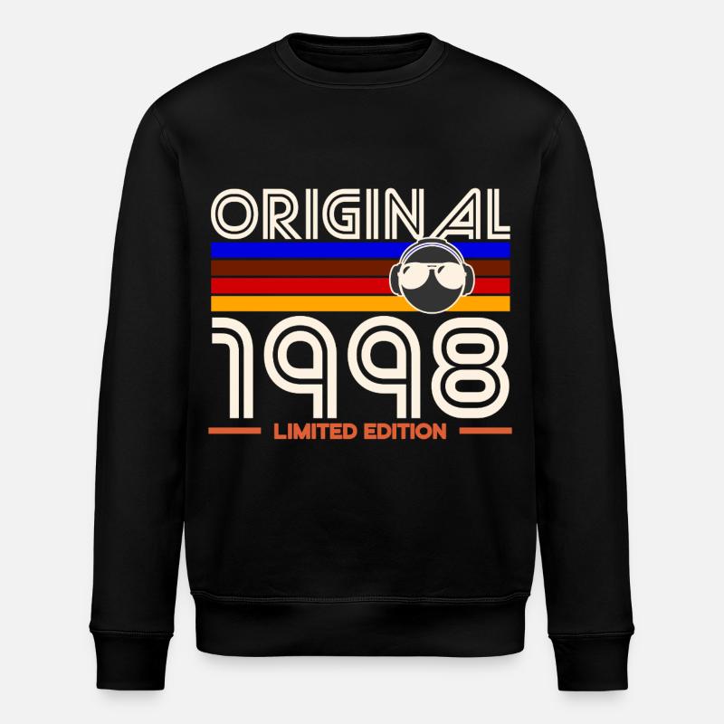 Original 1998 Limited Edition Retro - Stanley/Stella Unisex Bio-Sweatshirt ROLLER - Schwarz