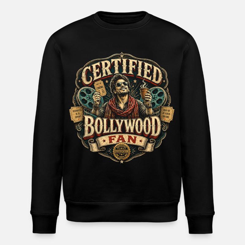 Fan certifié de Bollywood - Sweat bio ROLLER Stanley/Stella Unisexe - noir
