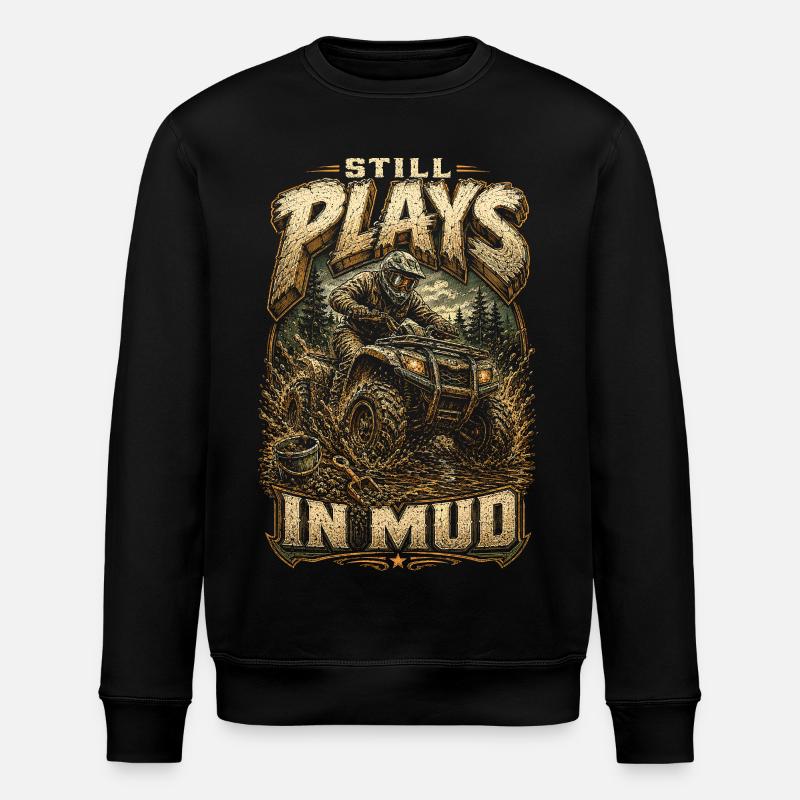 ATV Quad Fahren Quads Quadfahrer - Stanley/Stella Unisex Bio-Sweatshirt ROLLER - Schwarz